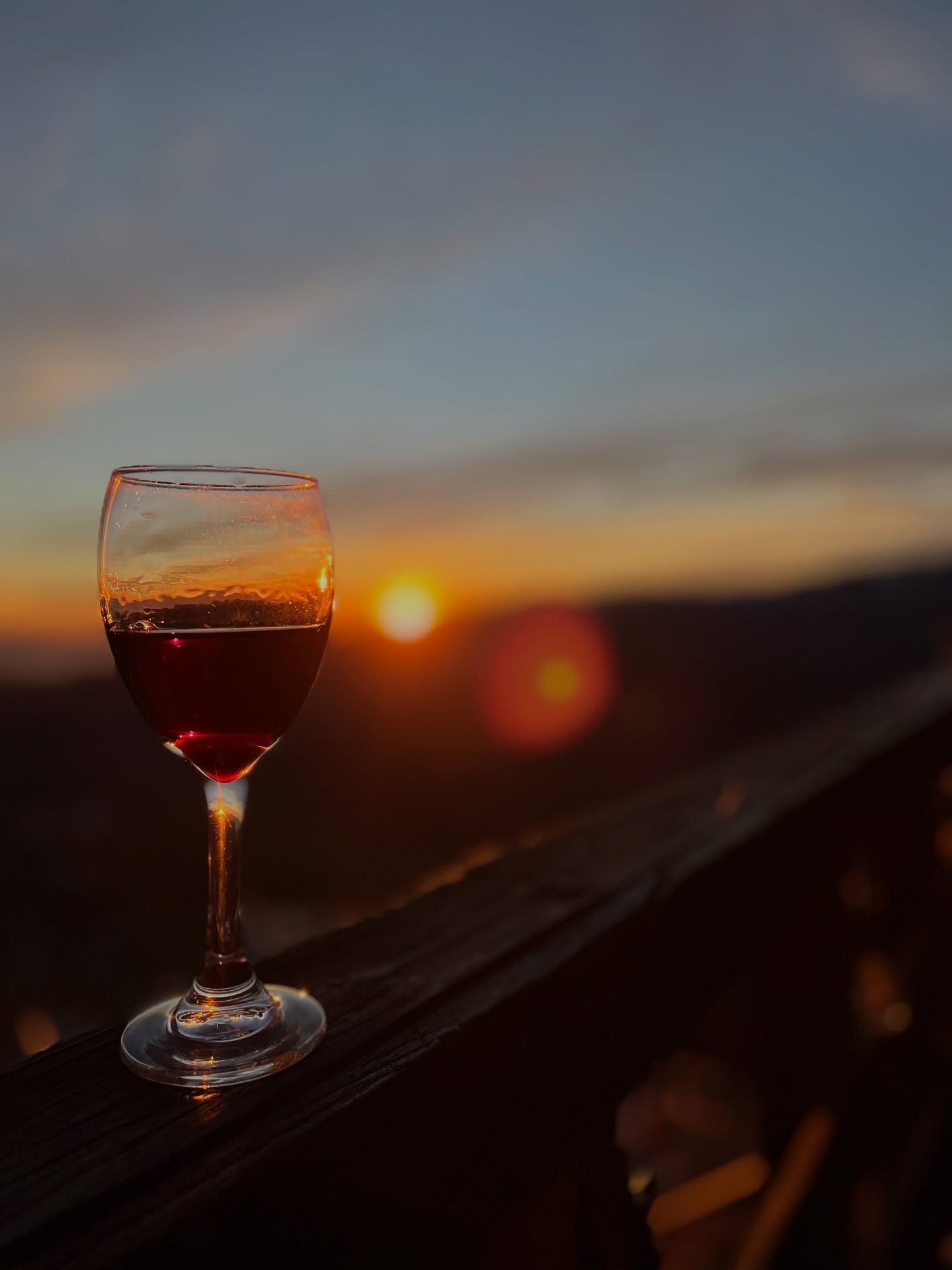 Andes Sunset em Santiago